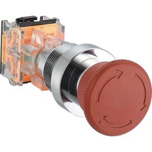 Metal Shell Twist Release Industrial Emergency Stop Mushroom Push Button
